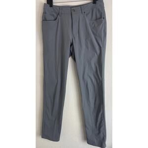 Lululemon Pants Classic Fit Pant Warpstreme LM5ADFS Performance Gray Men 31x33